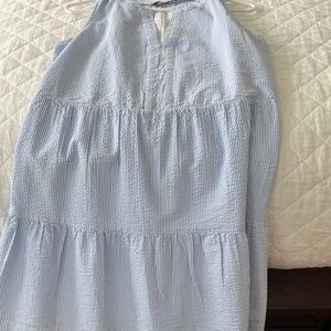 Vineyard Vines Light Blue Striped Dress